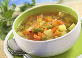 Овочевий суп швидкого приготування