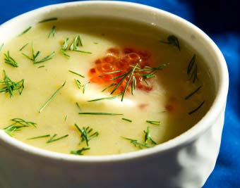 суп-пюре з топінамбура