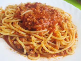 м'ясний соус для спагетті