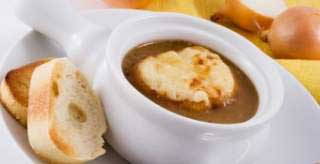 цибулевий суп з картоплею і куркою