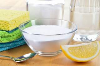 сода і лимон для чищення мікрохвильовки