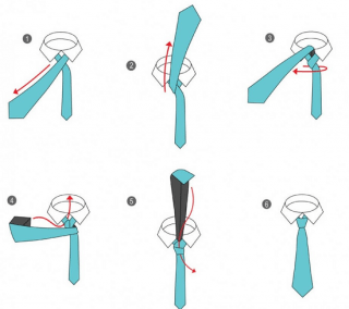 інструкція як зав’язати краватку