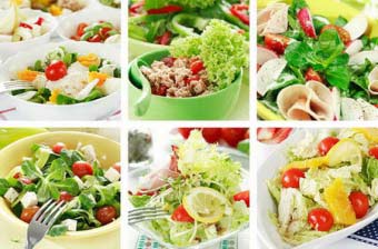 Дієтичні салати з овочів: з чого готувати?
